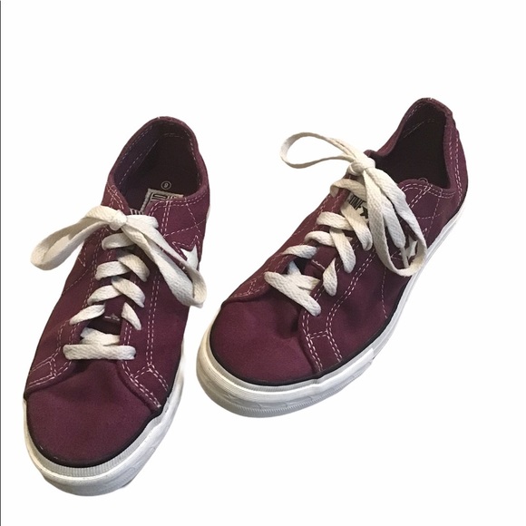 Converse Shoes - Converse All Star Plum Suede, Sz 6